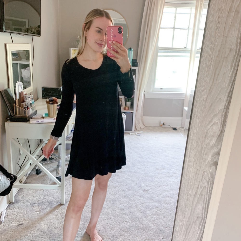 LUSH brand long sleeve t shirt dress